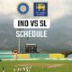 india vs sri lanka schedule