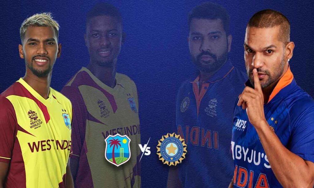 India vs west indies schedule