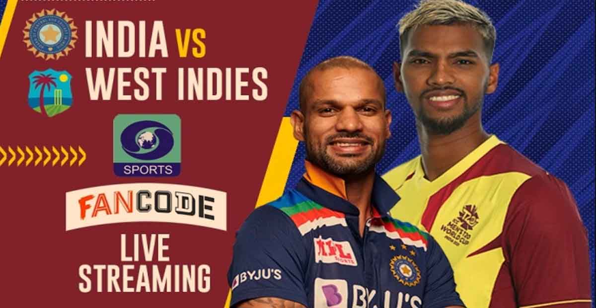 India vs West Indies Live Streaming