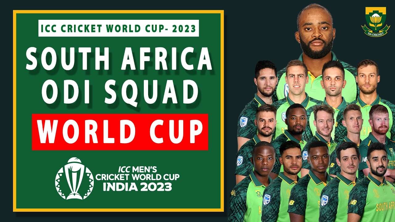 South Africa Squad ODI World Cup